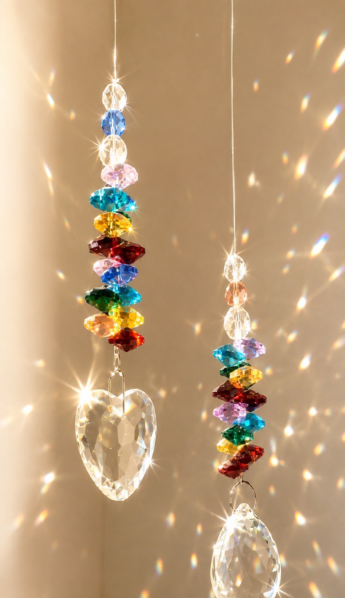 Personalised Pet Memorial Sun Catchers Rainbow Crystals Heart & Ball time2letgo